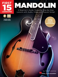 First 15 Lessons: Mandolin Guitar and Fretted sheet music cover